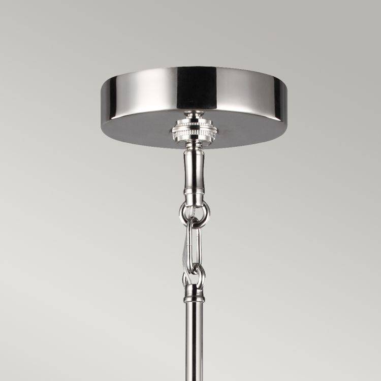 Quintiesse Harper 7Lt  Chandelier - Polished Nickel - Comet Lighting