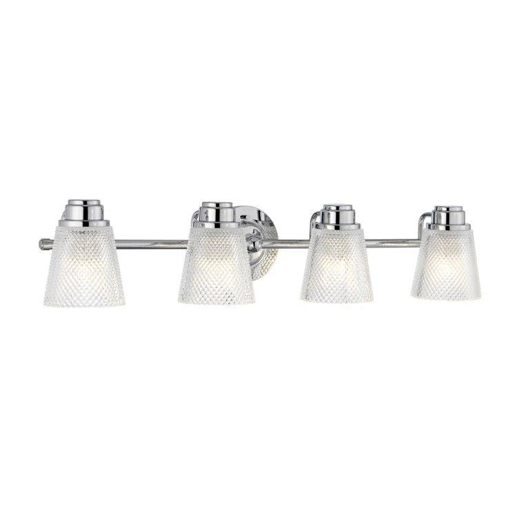 Quintiesse Hudson 4Lt  Wall Light - Polished Chrome - Comet Lighting