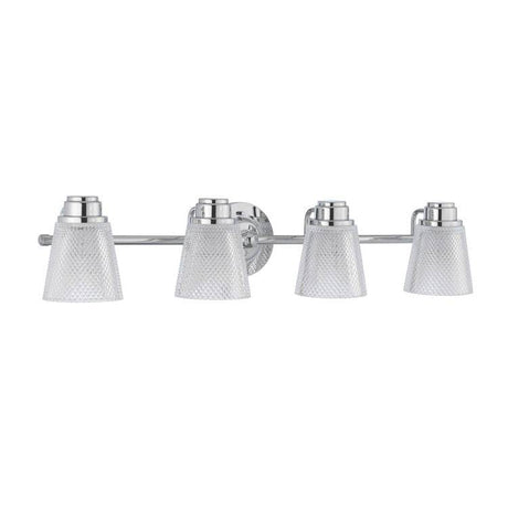 Quintiesse Hudson 4Lt  Wall Light - Polished Chrome - Comet Lighting