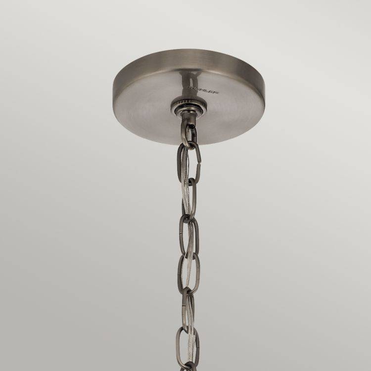 Quintiesse Karlee 9Lt  Chandelier - Classic Pewter - Comet Lighting