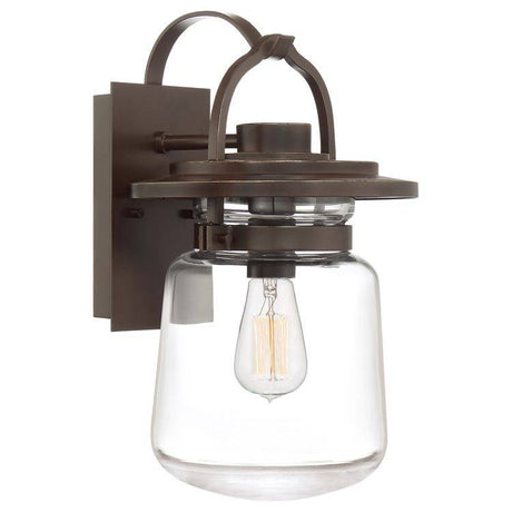 Quintiesse Lasalle 1Lt Medium Wall Lantern  - Western Bronze - Comet Lighting