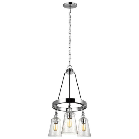 Quintiesse Loras 3Lt  Chandelier - Chrome - Comet Lighting