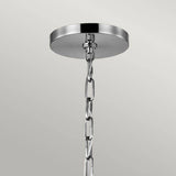 Quintiesse Loras 6Lt Chandelier - Chrome - Comet Lighting