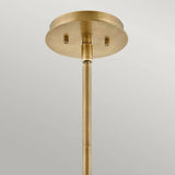 Quintiesse Lotus 1Lt Pendant / Semi-flush - Heritage Brass - Comet Lighting