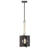 Quintiesse Ludlow 1Lt  Pendant - Brushed Graphite - Comet Lighting