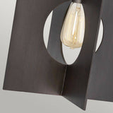 Quintiesse Ludlow 1Lt Pendant - Brushed Graphite - Comet Lighting