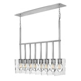 Quintiesse Ludlow 8Lt  Pendant - Polished Nickel - Comet Lighting