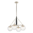 Quintiesse Marilyn 4Lt  Chandelier - Polished Nickel - Comet Lighting