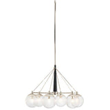 Quintiesse Marilyn 6Lt Chandelier - Polished Nickel - Comet Lighting