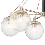 Quintiesse Marilyn 6Lt Chandelier - Polished Nickel - Comet Lighting