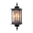 Quintiesse Market Square 3Lt Outdoor Wall Light - Oil Rubbed Bronze - Comet Lighting