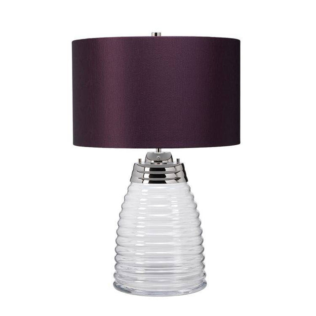 Quintiesse Milne Table Lamp - Aubergine - Comet Lighting