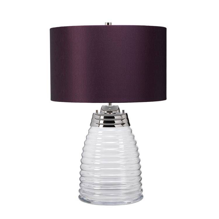 Quintiesse Milne Table Lamp - Aubergine - Comet Lighting