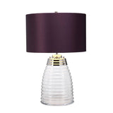 Quintiesse Milne Table Lamp - Aubergine - Comet Lighting