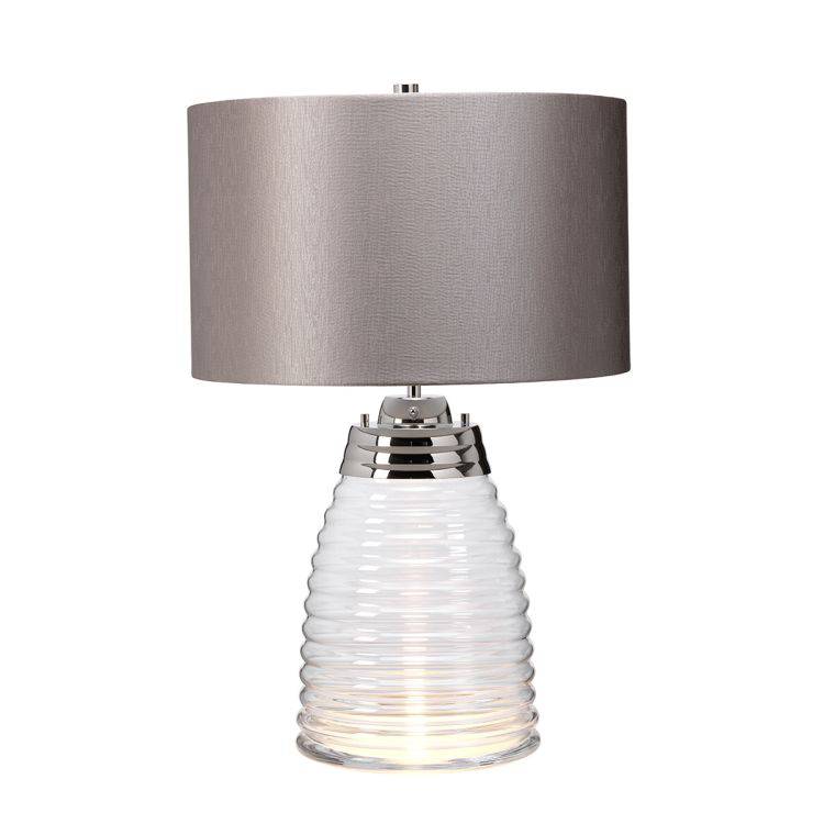 Quintiesse Milne Table Lamp - Grey - Comet Lighting