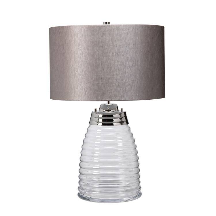 Quintiesse Milne Table Lamp - Grey - Comet Lighting