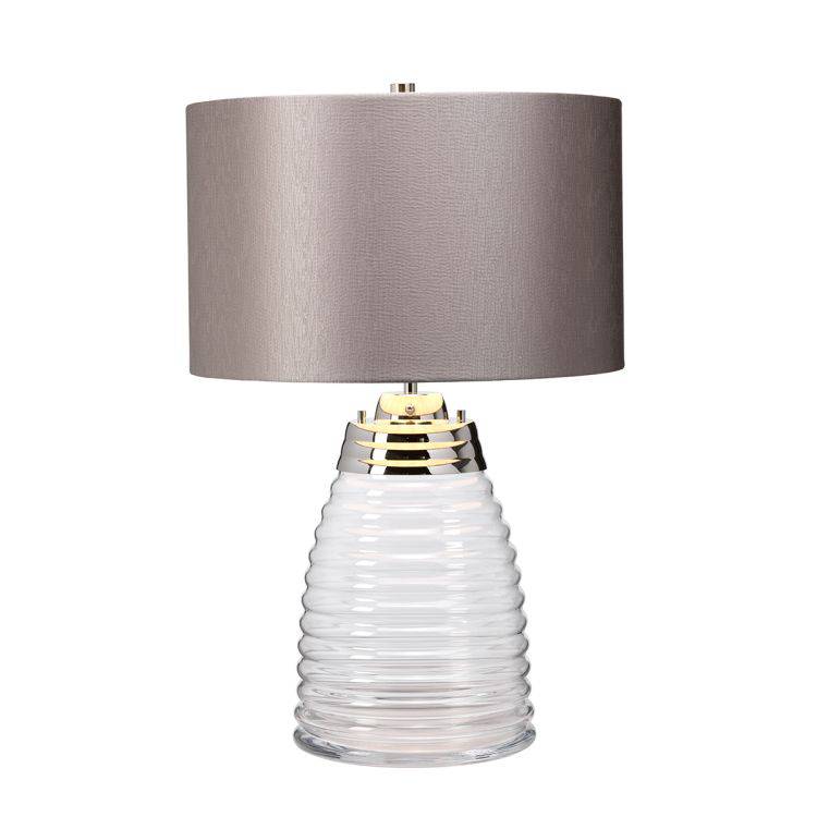 Quintiesse Milne Table Lamp - Grey - Comet Lighting