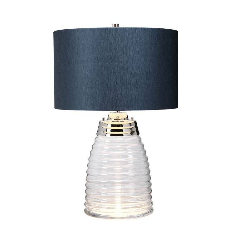 Quintiesse Milne Table Lamp - Teal - Comet Lighting