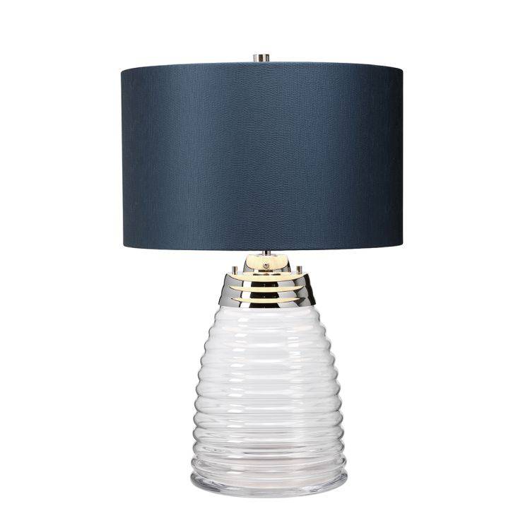 Quintiesse Milne Table Lamp - Teal - Comet Lighting