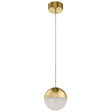 Quintiesse Moonlit LED Mini Pendant   - Champagne Gold - Comet Lighting