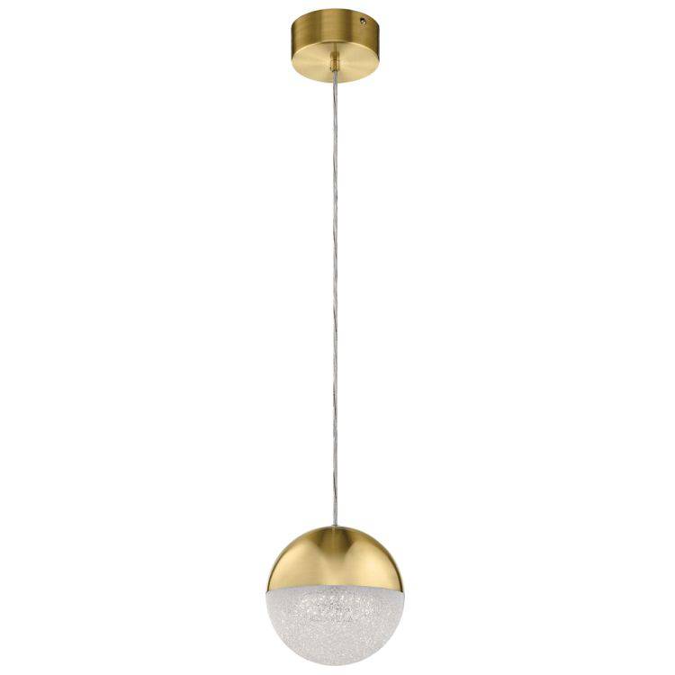 Quintiesse Moonlit LED Mini Pendant - Champagne Gold - Comet Lighting