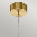 Quintiesse Moonlit LED Mini Pendant - Champagne Gold - Comet Lighting