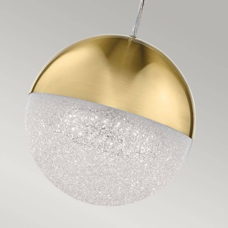 Quintiesse Moonlit LED Mini Pendant   - Champagne Gold - Comet Lighting