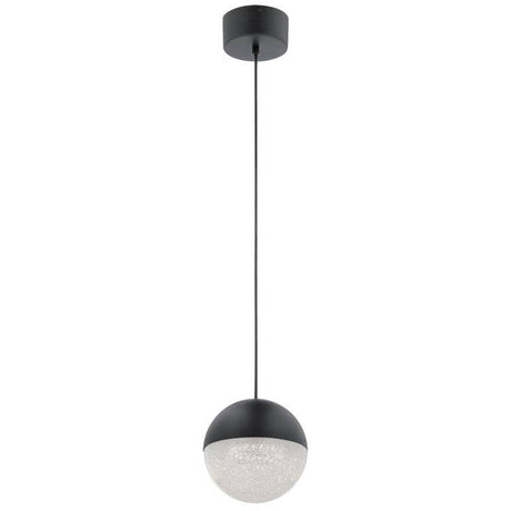 Quintiesse Moonlit LED Mini Pendant   - Matte Black - Comet Lighting