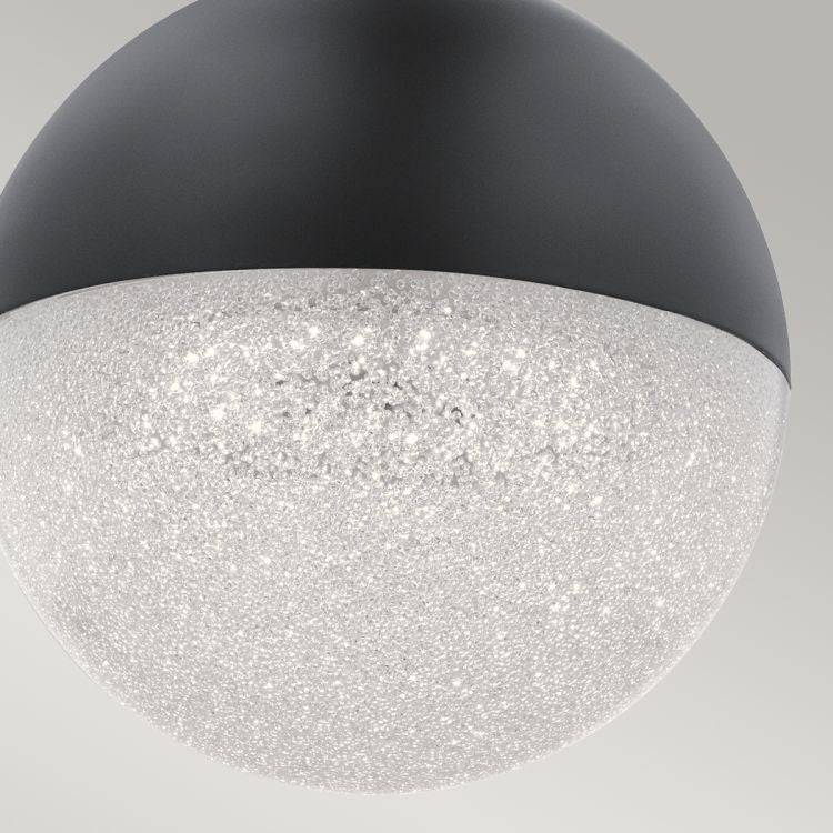 Quintiesse Moonlit LED Mini Pendant - Matte Black - Comet Lighting