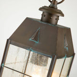 Quintiesse Nantucket 1Lt Medium Chain Lantern - Aged Brass - Comet Lighting