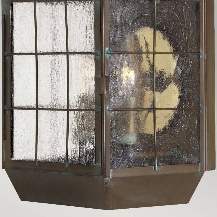 Quintiesse Nantucket 2Lt Large Wall Lantern - Aged Brass - Comet Lighting