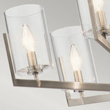 Quintiesse Nye 6Lt Chandelier   - Classic Pewter - Comet Lighting