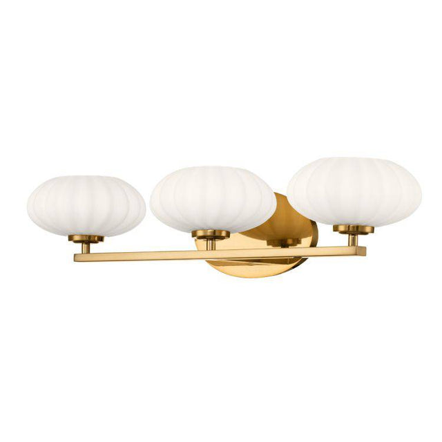 Quintiesse Pim 3Lt Wall Light  - Fox Gold - Comet Lighting