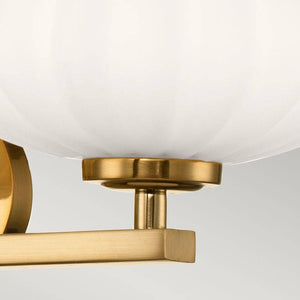 Quintiesse Pim 3Lt Wall Light - Fox Gold - Comet Lighting