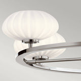 Quintiesse Pim 5Lt Chandelier   - Polished Chrome - Comet Lighting