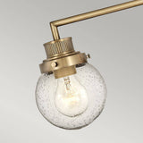 Quintiesse Poppy 3Lt Wall Light  - Heritage Brass - Comet Lighting