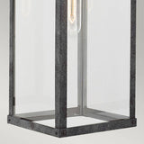 Quintiesse Porter 1Lt Large Wall Lantern - Aged Zinc - Comet Lighting