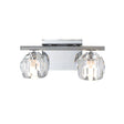 Quintiesse Regalia 2Lt Wall Light  - Polished Chrome - Comet Lighting