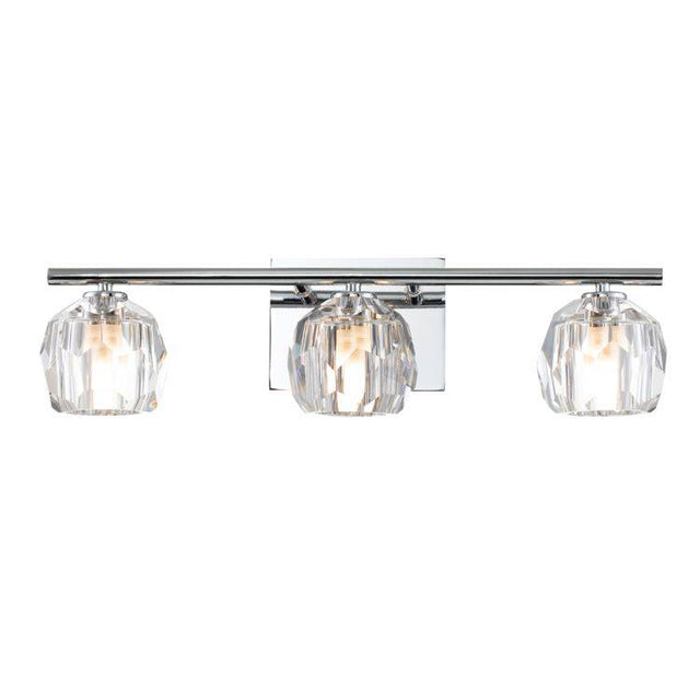 Quintiesse Regalia 3Lt Wall Light  - Polished Chrome - Comet Lighting