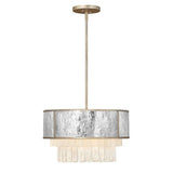 Quintiesse Reverie 4Lt Semi-flush/ Pendant - Champagne Gold - Comet Lighting