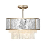 Quintiesse Reverie 4Lt Semi-flush/ Pendant - Champagne Gold - Comet Lighting