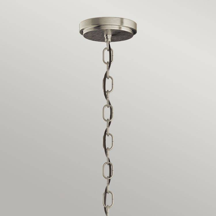 Quintiesse Roux 3Lt Pendant/ Semi-Flush - Brushed Nickel - Comet Lighting