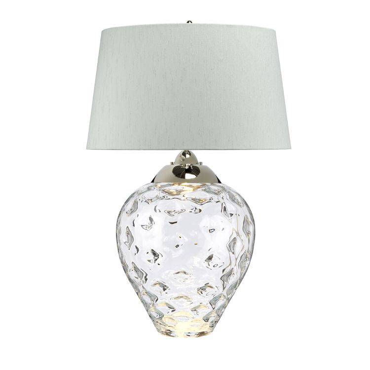 Quintiesse Samara Large Table Lamp - Clear - Comet Lighting