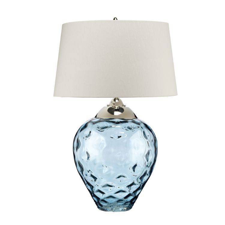 Quintiesse Samara Large Table Lamp - Light Blue - Comet Lighting