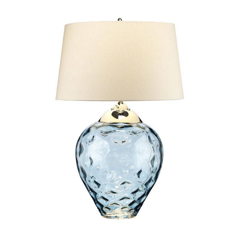 Quintiesse Samara Large Table Lamp - Light Blue - Comet Lighting