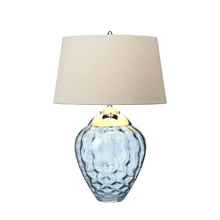 Quintiesse Samara Table Lamp - Light Blue - Comet Lighting