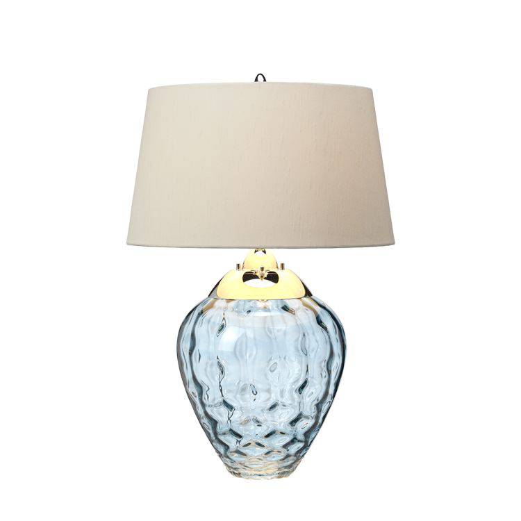 Quintiesse Samara Table Lamp - Light Blue - Comet Lighting