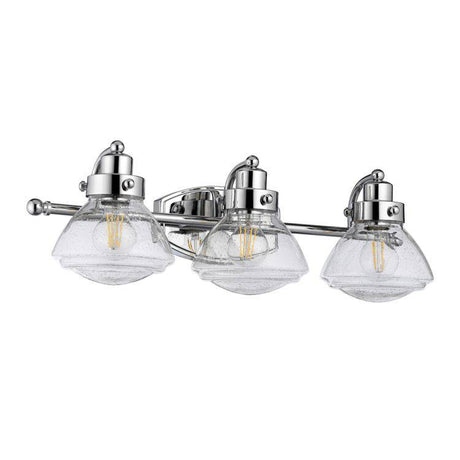 Quintiesse Scholar 3Lt  Wall Light - Polished Chrome - Comet Lighting