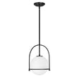 Quintiesse Somerset 1Lt Medium Pendant  - Black - Comet Lighting