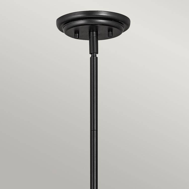 Quintiesse Somerset 1Lt Medium Pendant  - Black - Comet Lighting